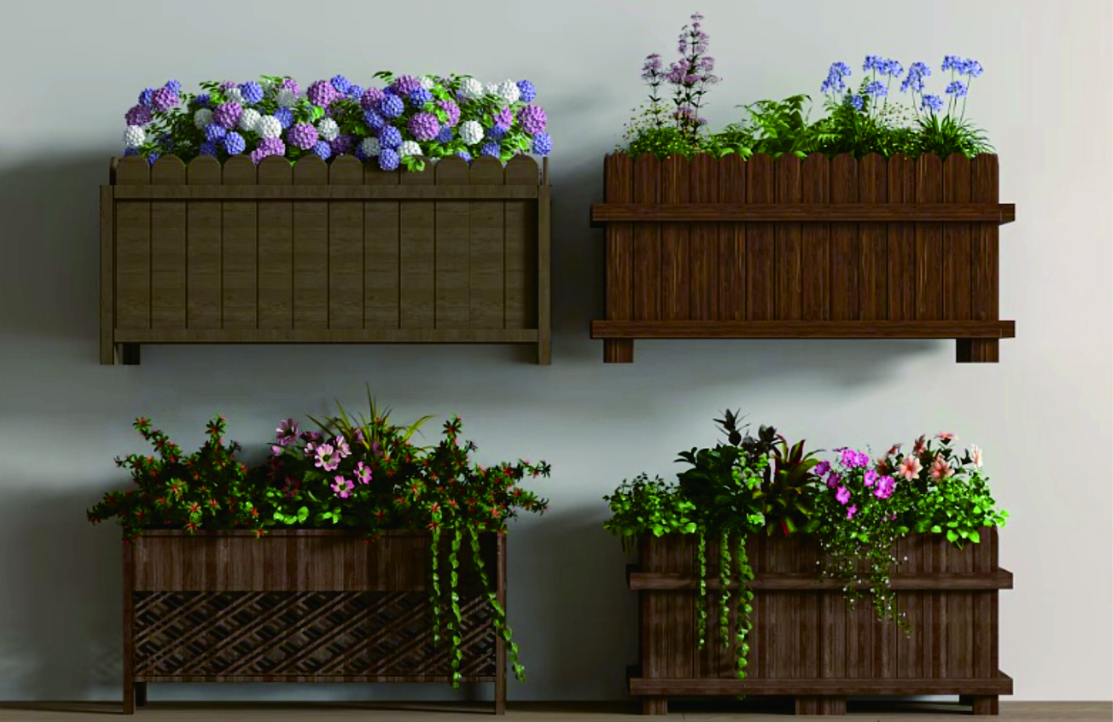 Classic Wooden Planter