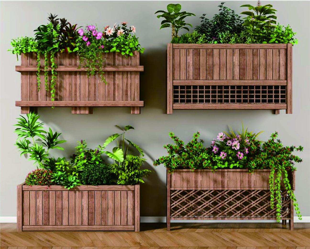 Decorative Metal Planter