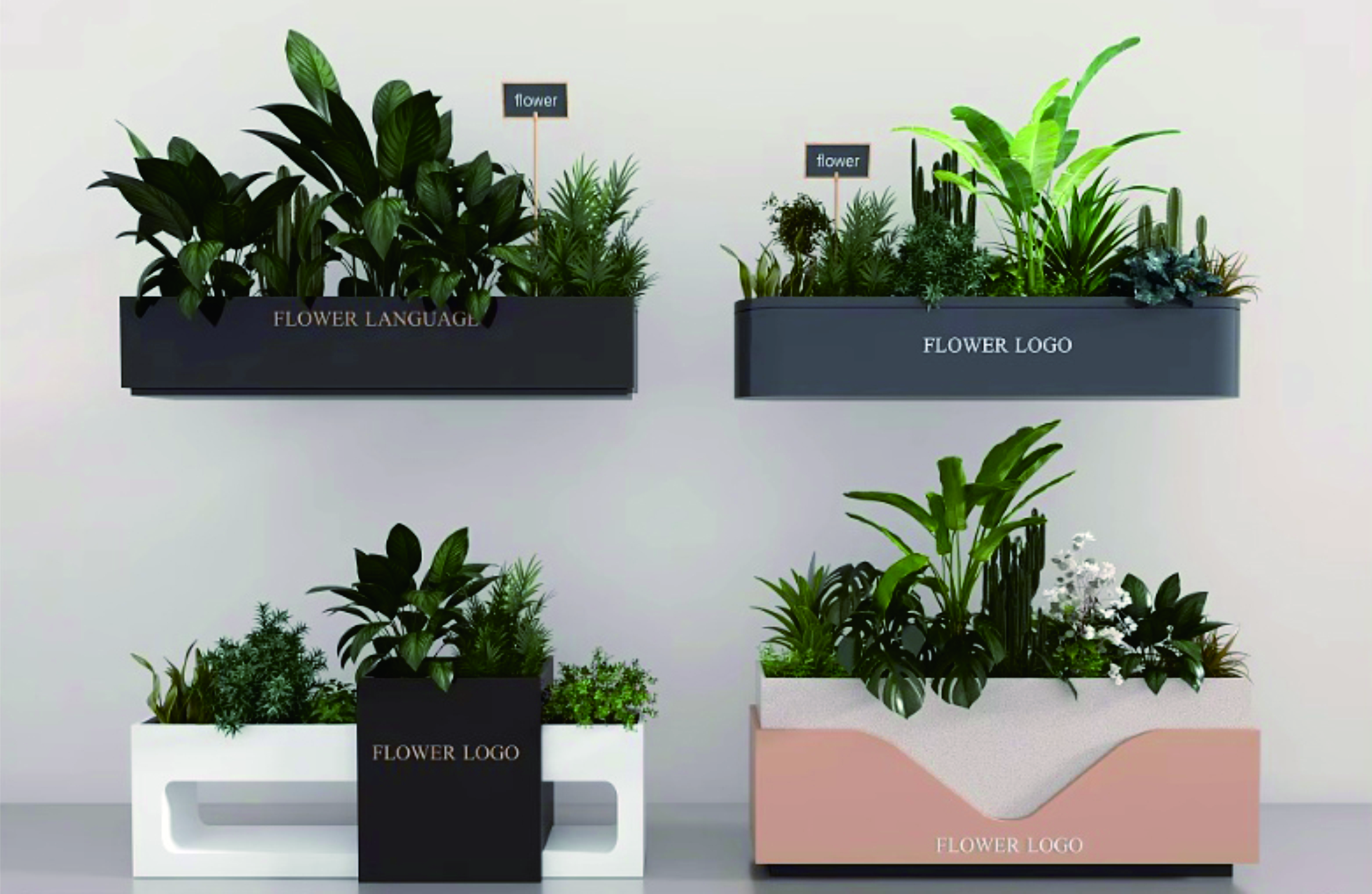 Stackable Planter Set