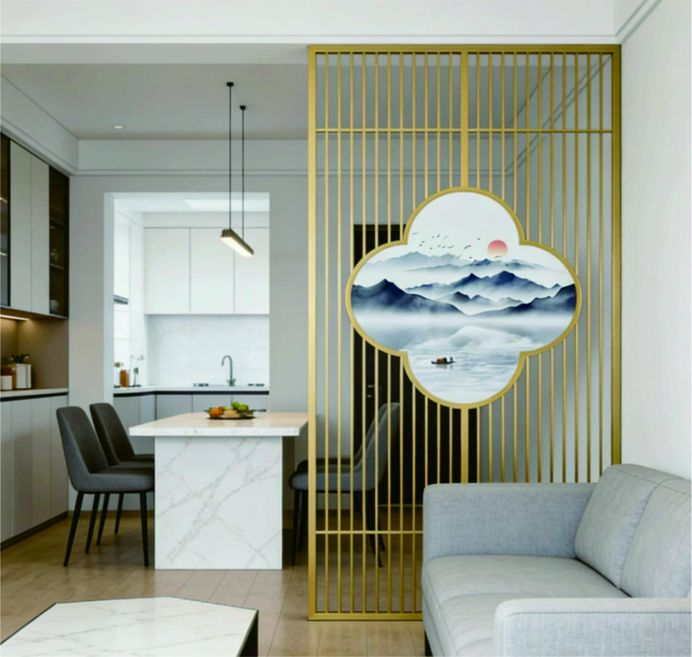 Modern Stainless Steel Screen